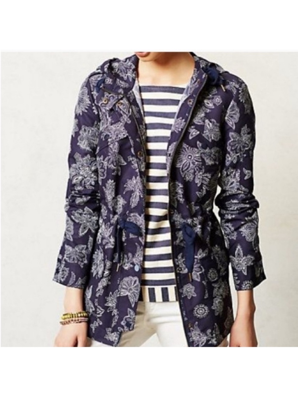Hei Hei Anthropologie Sketchbook Anorak Jacket Womens Small S